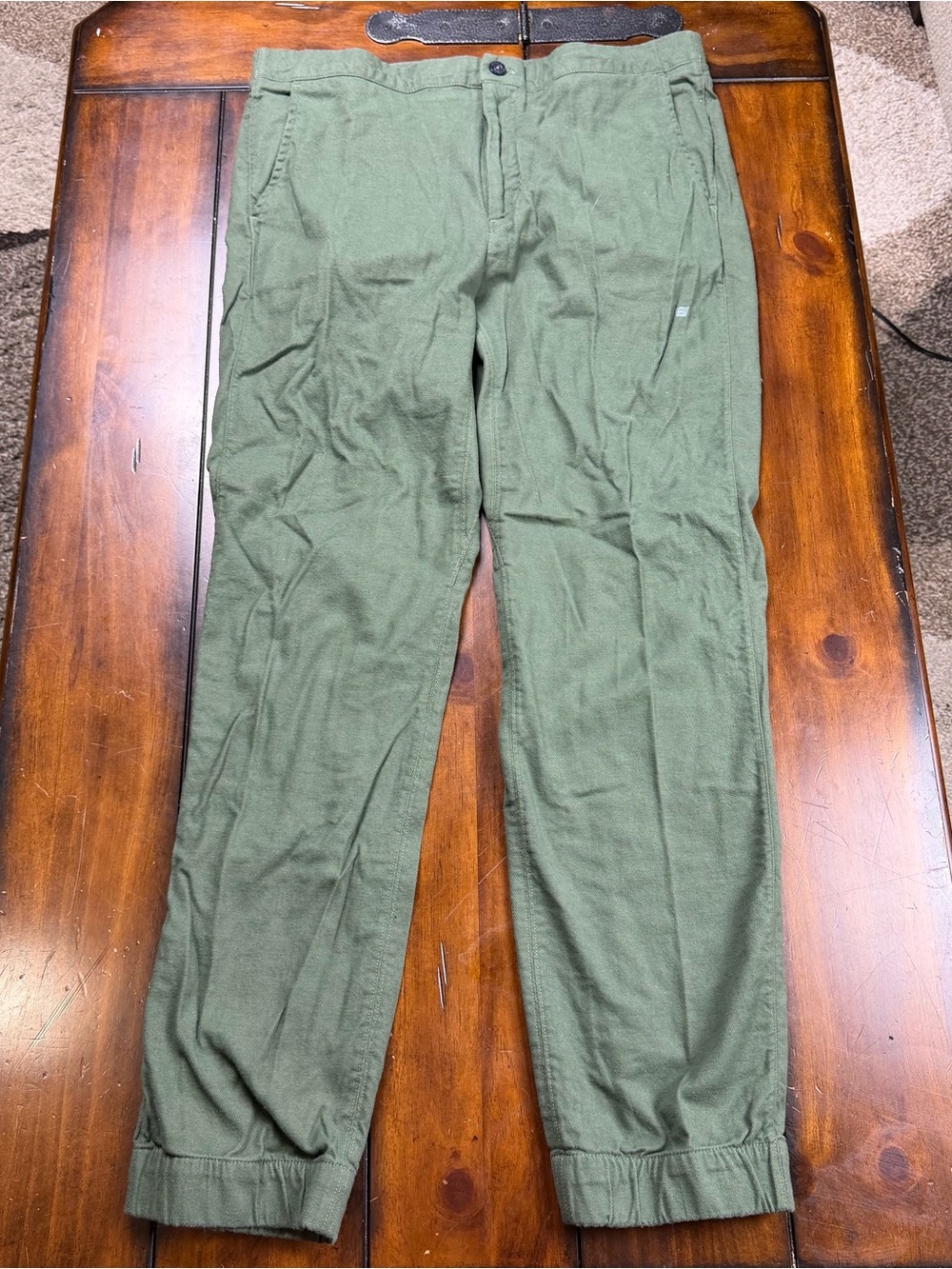 Mack Weldon Olive Green Jogger Pants
